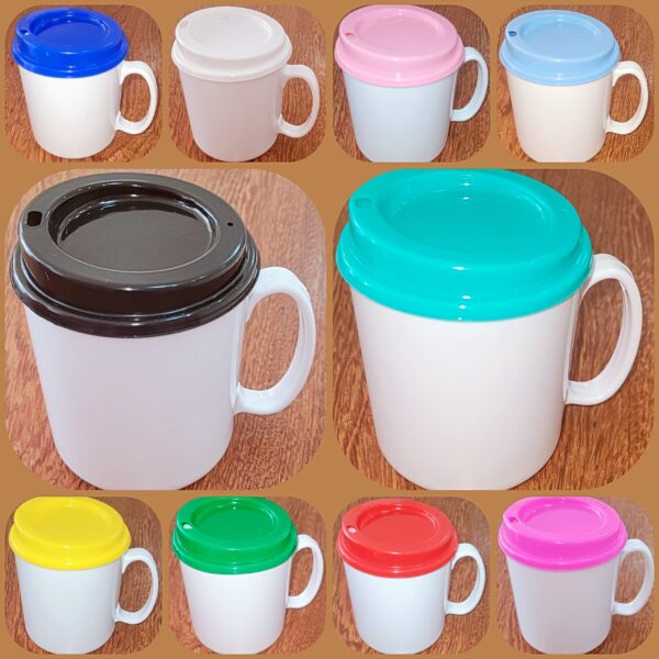 Caneca de Polímero com tampa - Imagem 6