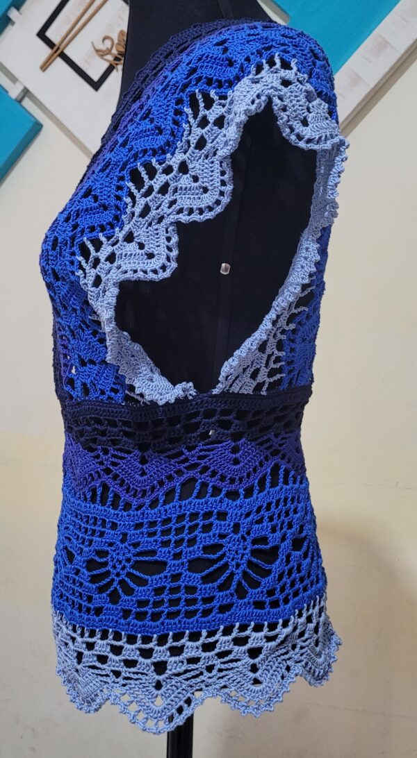 Blusa em Tons de Azul - Imagem 3