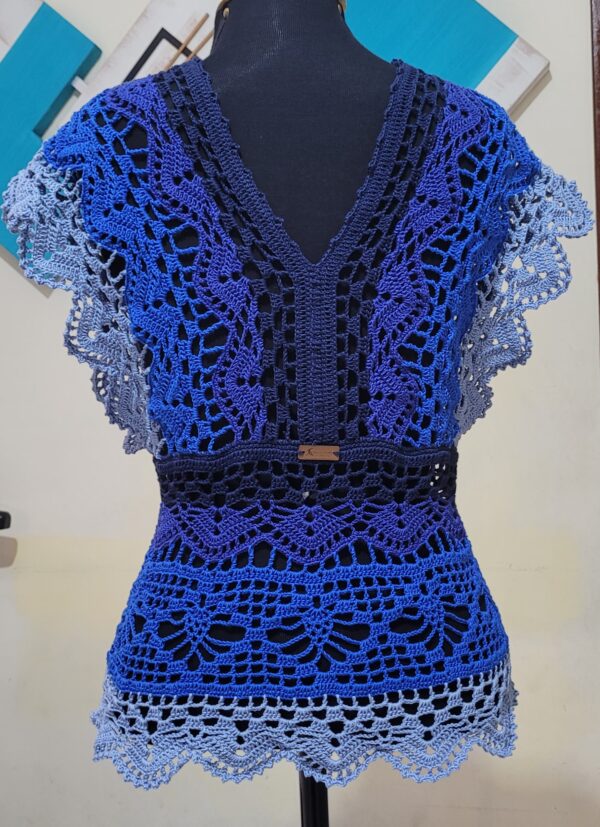 Blusa em Tons de Azul - Imagem 4
