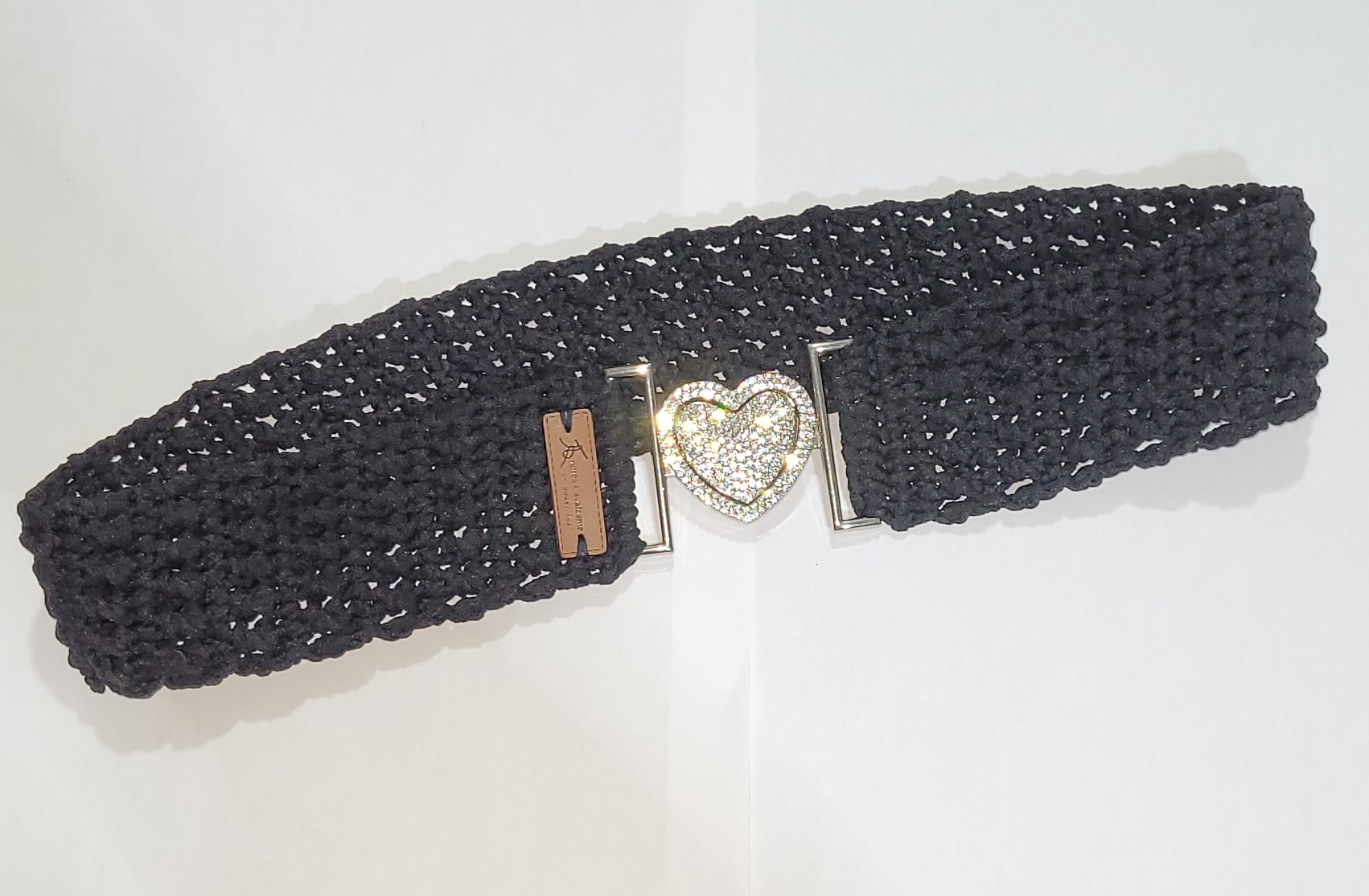 Cinto elástico de coração brilhante - Imagem 2