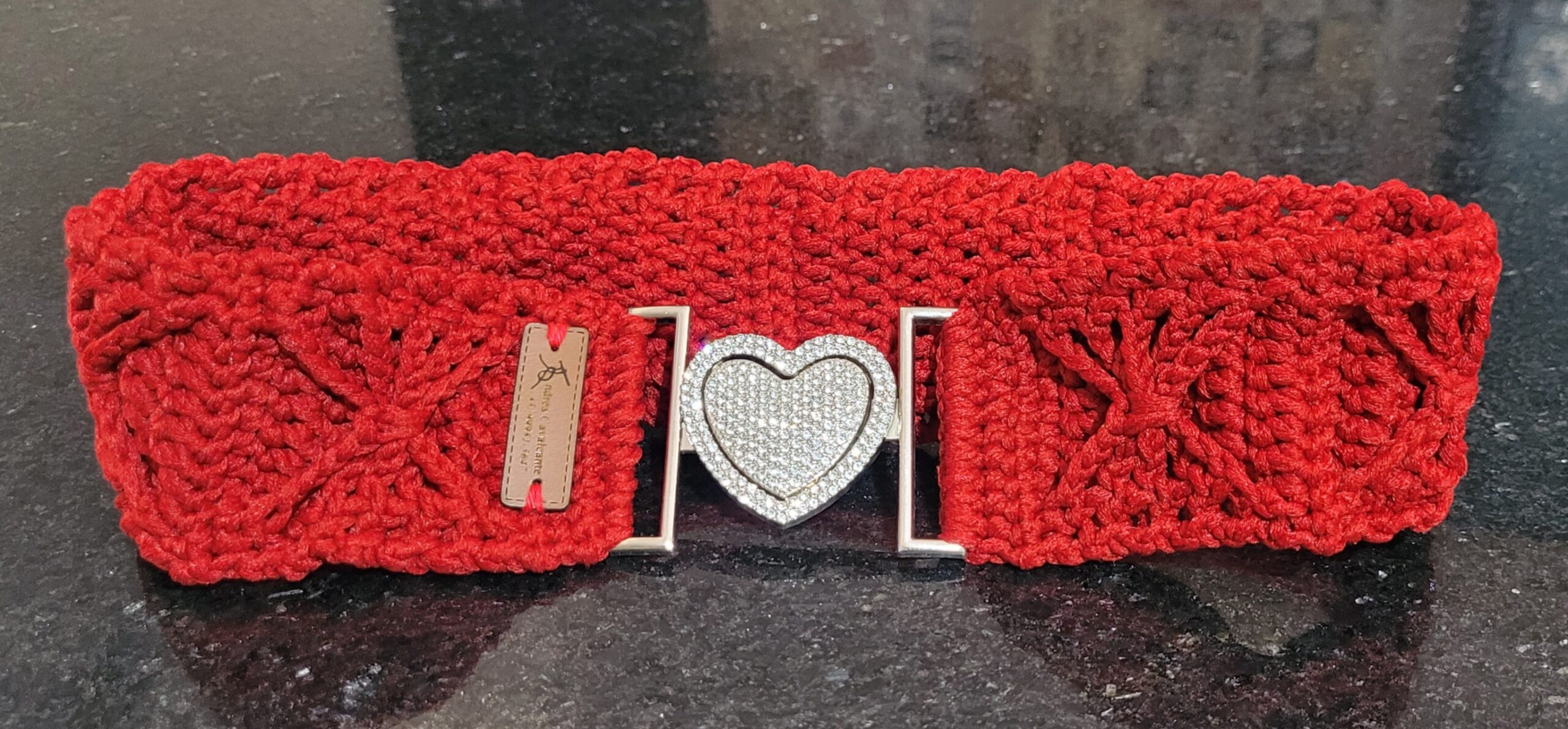 Cinto elástico de coração brilhante - Imagem 6